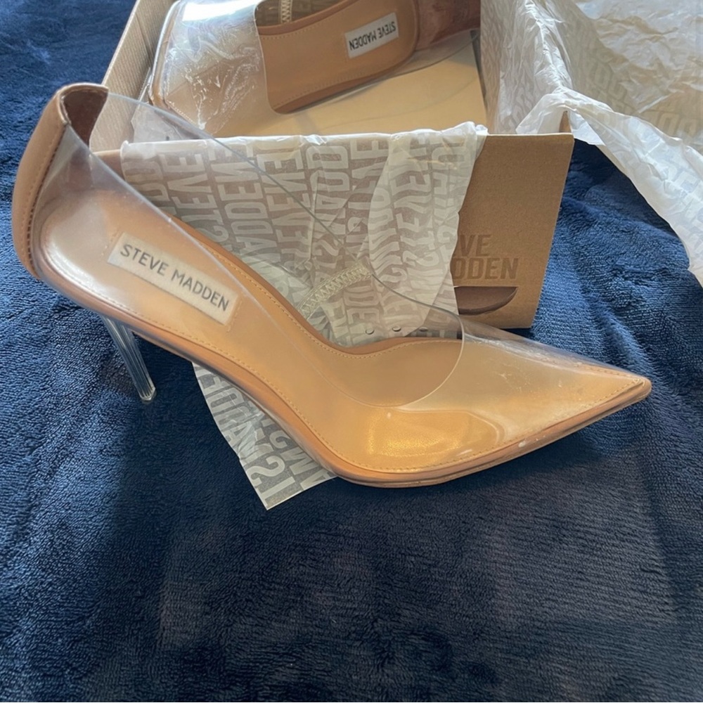 Steve Madden Vala Clear Heels